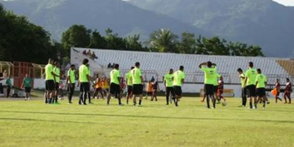Coritiba treinou em Sobral na tarde de terça-feira