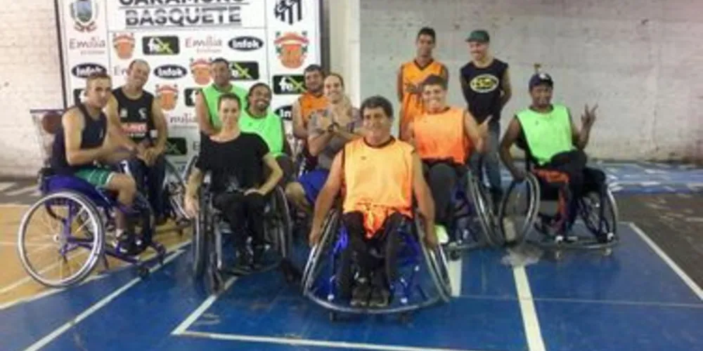 Equipe de Castro participa do Estadual de Basquete sobre Rodas