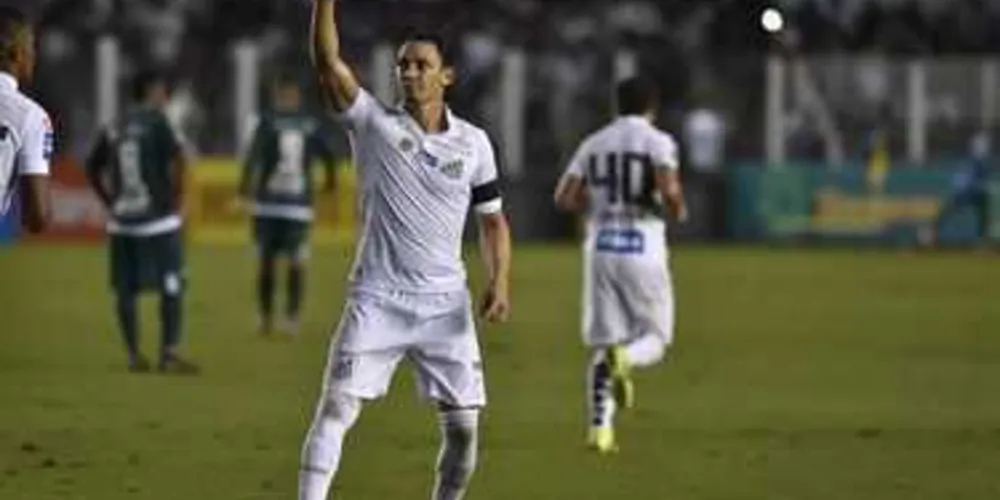 Imagem ilustrativa da imagem Com hat-trick de Ricardo Oliveira, Santos avança na Copa do Brasil