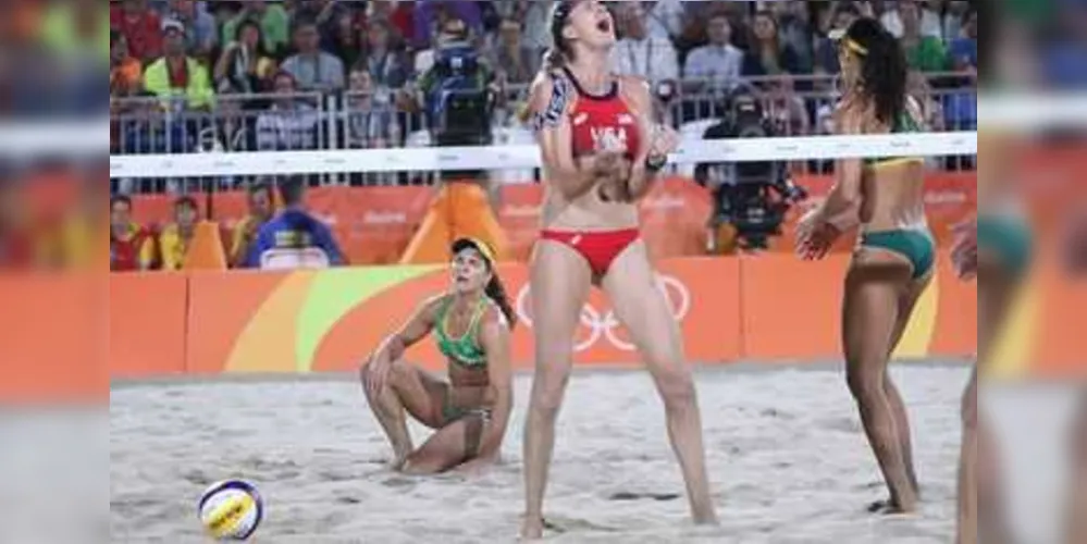 Imagem ilustrativa da imagem Americanas vencem Larissa e Talita e ficam com bronze