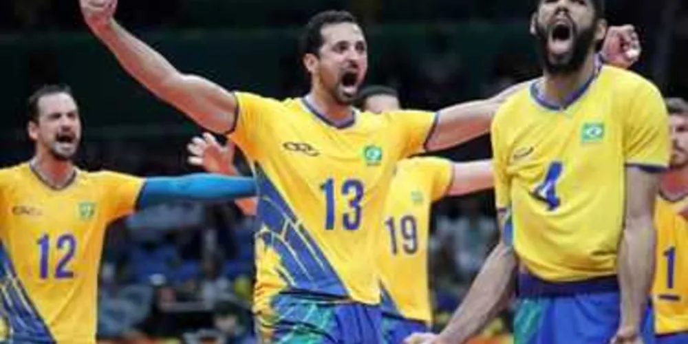 Imagem ilustrativa da imagem Brasil vence Argentina e enfrenta a Rússia na semifinal do vôlei