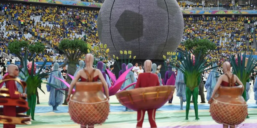 Imagem ilustrativa da imagem Abertura da Copa lembra riquezas naturais do Brasil