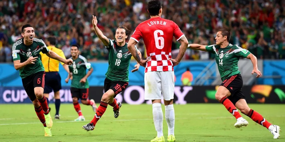 Imagem ilustrativa da imagem México vence a Croácia e vai enfrentar a Holanda