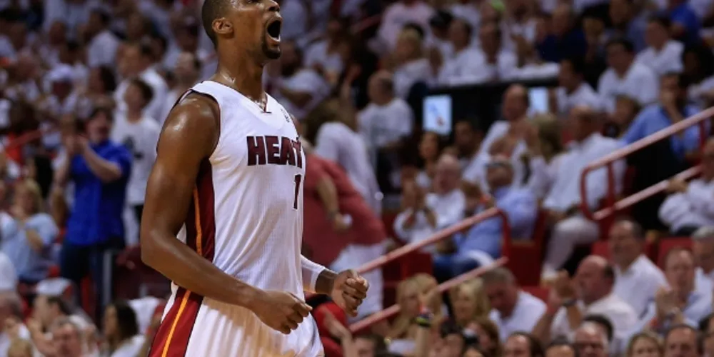 Imagem ilustrativa da imagem Chris Bosh renova com Miami Heat por cinco anos