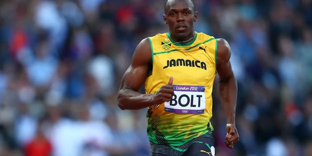 Imagem ilustrativa da imagem Bolt vence desafio no Rio com tempo considerado "ruim"