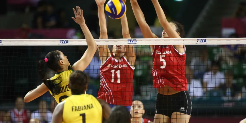 Imagem ilustrativa da imagem Brasil perde invencibilidade para Turquia no GP de Vôlei