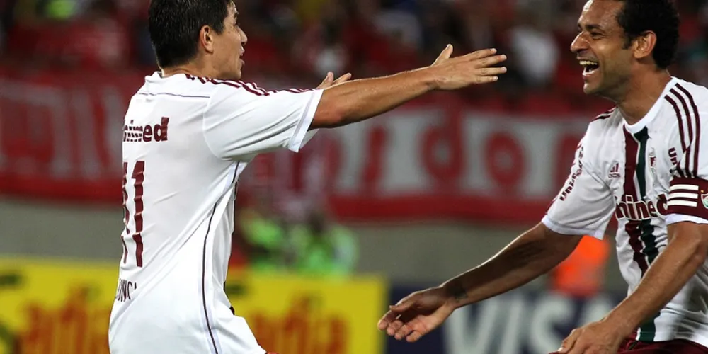 Imagem ilustrativa da imagem Com retorno de Fred, Fluminense supera América-RN