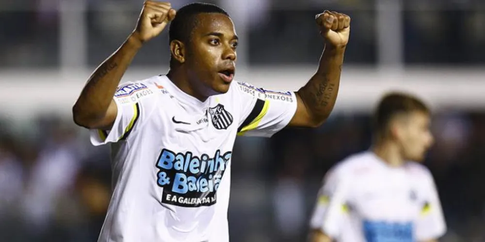 Imagem ilustrativa da imagem Robinho marca e Santos avança às oitavas 
