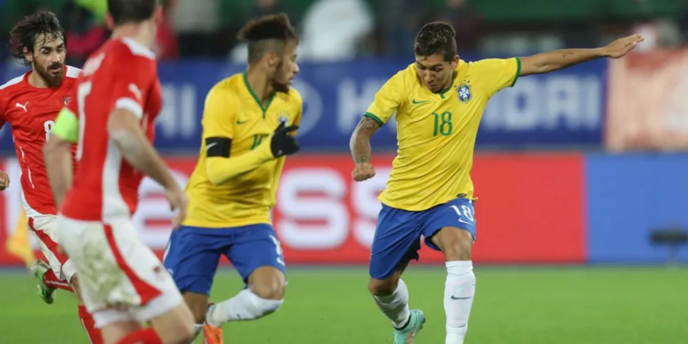 Imagem ilustrativa da imagem Brasil vence Áustria com golaço de novato