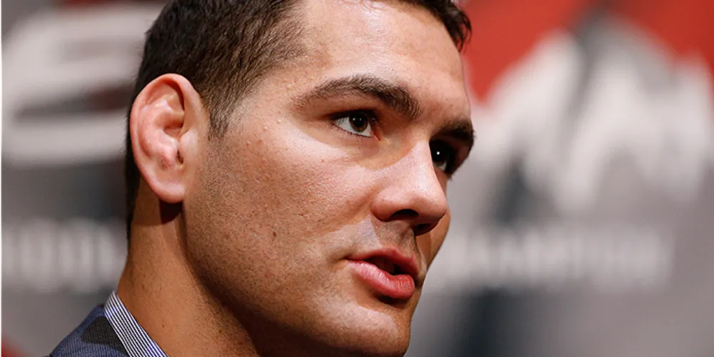 Imagem ilustrativa da imagem Weidman sofre lesão e luta contra Vitor é adiada