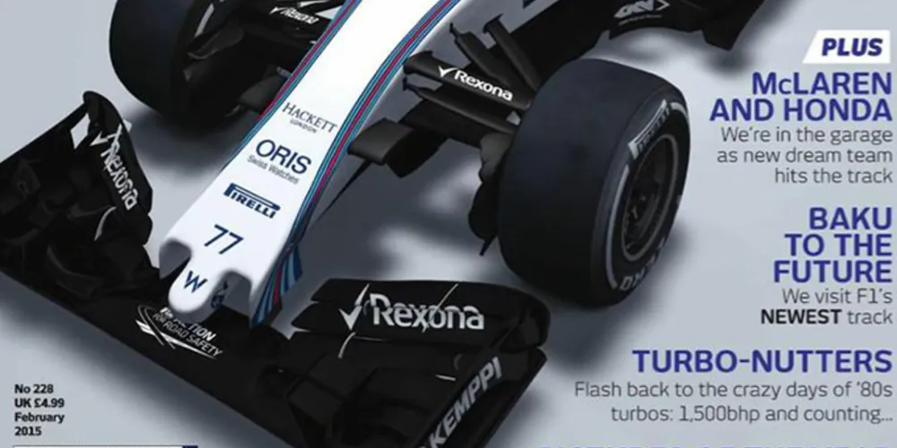 Imagem ilustrativa da imagem Williams divulga primeira imagem do novo carro