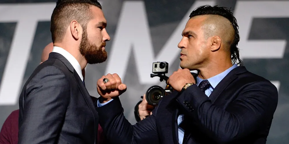 Imagem ilustrativa da imagem Vitor Belfort e Chris Weidman tem confronto marcado para maio