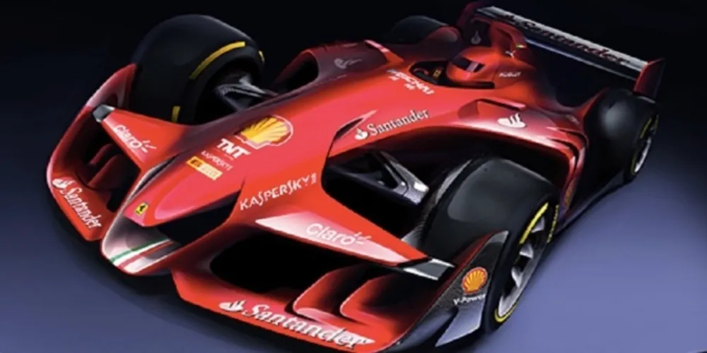 Imagem ilustrativa da imagem Ferrari propõe mudança em carros da F-1 com design futurístico