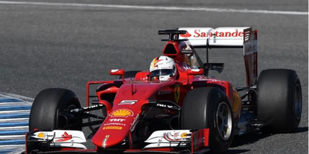 Imagem ilustrativa da imagem Sebastian Vettel lidera segundo dia de teste em Jerez