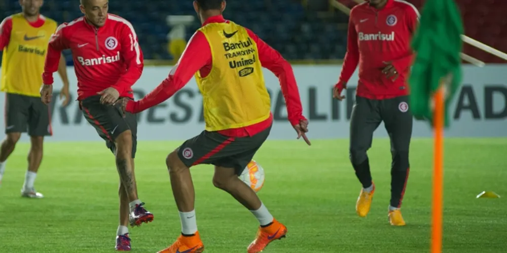 Imagem ilustrativa da imagem Em Bogotá, Inter começa a decidir vaga à semifinal da Libertadores