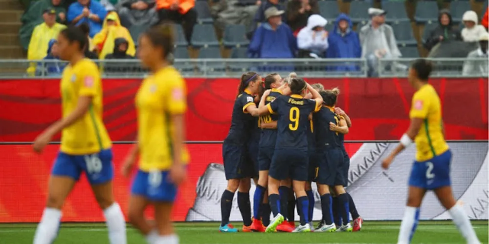 Imagem ilustrativa da imagem Austrália vence e elimina Brasil no Mundial Feminino