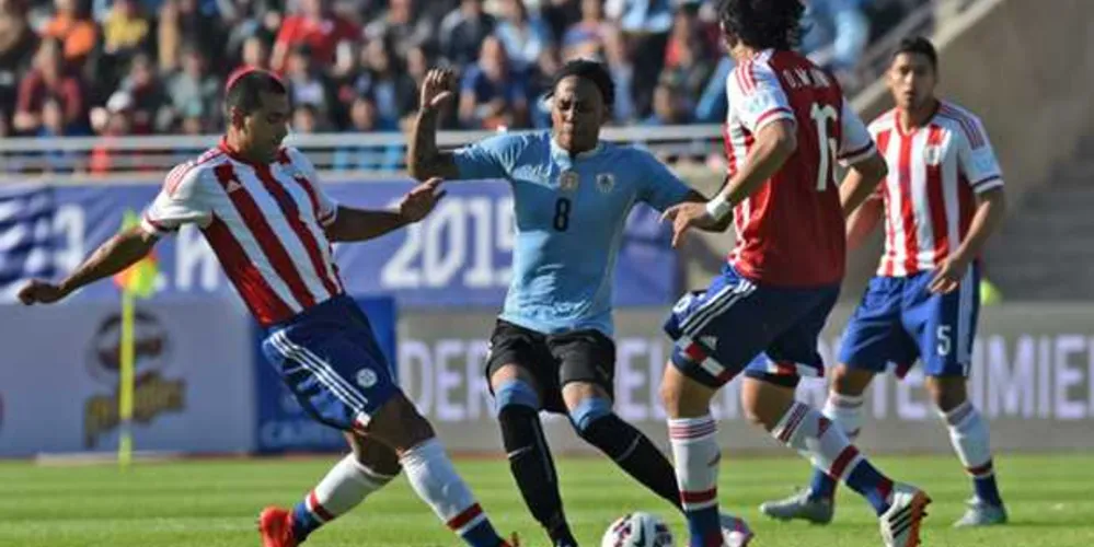 Imagem ilustrativa da imagem Uruguai e Paraguai empatam garantem vaga nas quartas