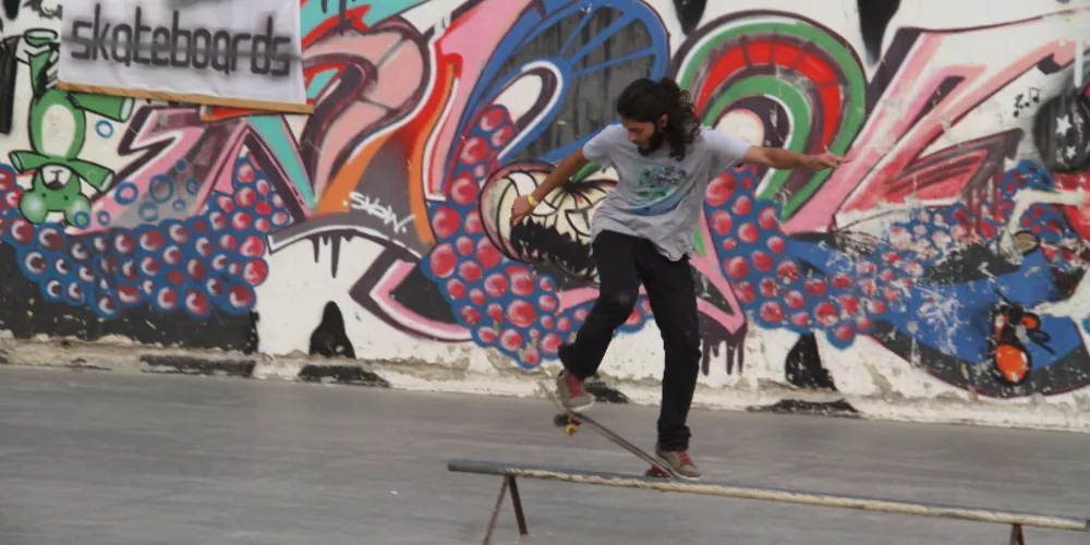 Imagem ilustrativa da imagem Guarapuava Skate Contest atrai 100 competidores