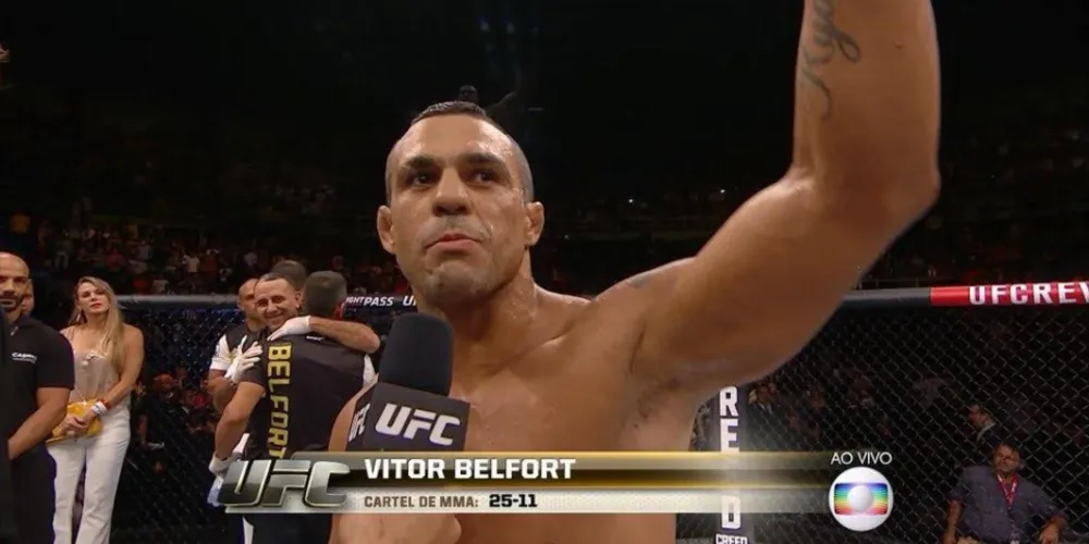 Imagem ilustrativa da imagem Vitor Belfort volta a lutar neste sábado para fechar trilogia