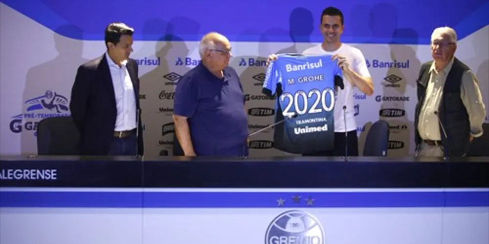 Imagem ilustrativa da imagem Marcelo Grohe renova com o Grêmio até 2020