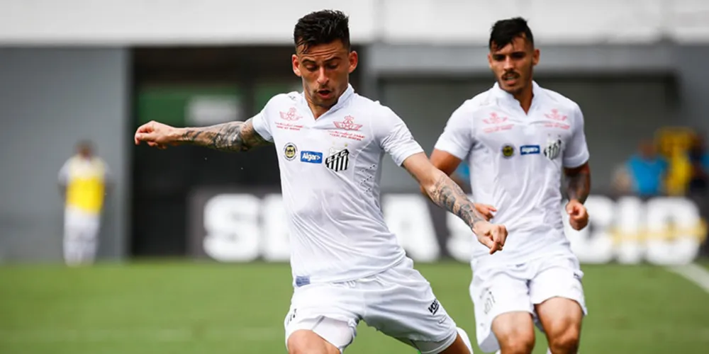 Imagem ilustrativa da imagem Em jogo de seis gols, Santos empata com o Novorizontino