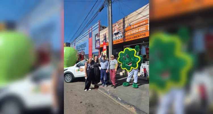 Angelico Soares, morador de Carambeí, do bairro Jardim Brasília, ganhou um Fiat Mobi