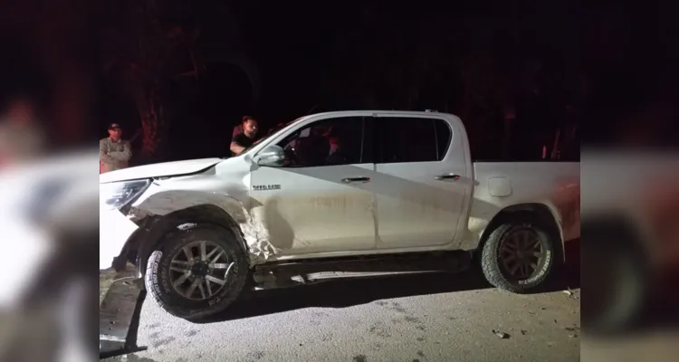 Motorista da Toyota Hilux, de 31 anos, não se machucou.