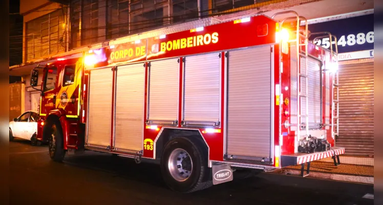 Equipe do Corpo de Bombeiros realizou os atendimentos necessários.