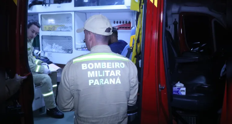 Motociclista também foi atendido no Siate do Corpo de Bombeiros.