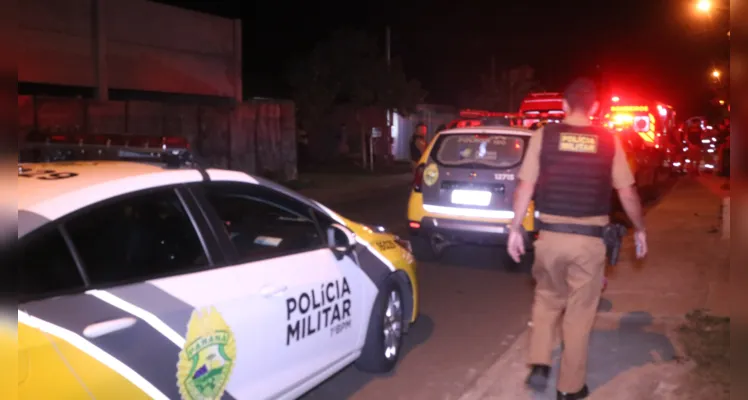 Equipe da Polícia Militar esteve no local da situação.