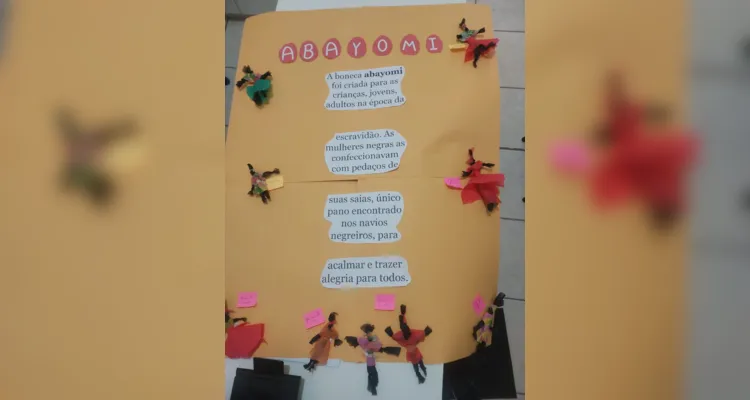 Veja como foi o trabalho de confecção de itens representativos em sala de aula.