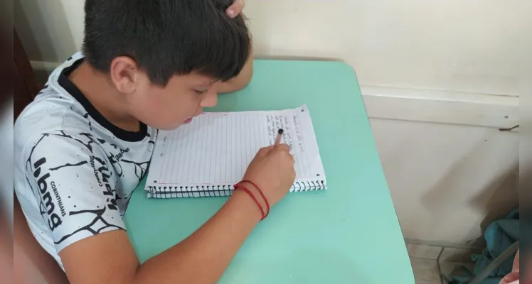 Educandos puderam participar ativamente do trabalho em sala de aula.