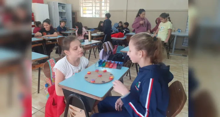 Proposta trouxe conhecimento e diversão a classe.