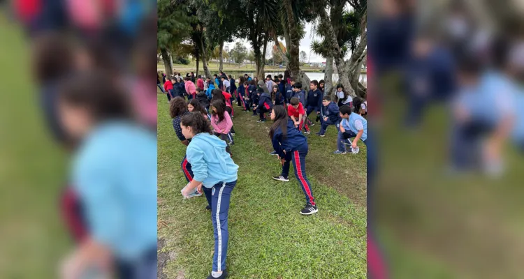 Confira os registros dentro e fora da sala de aula das ações dos educandos.