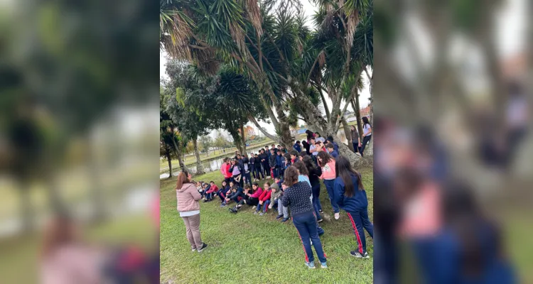 Confira os registros dentro e fora da sala de aula das ações dos educandos.