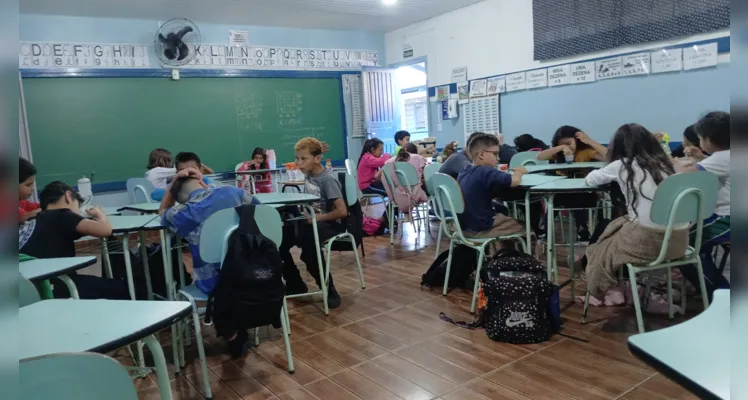 Trabalho teve ampla adesão e participação dos estudantes.