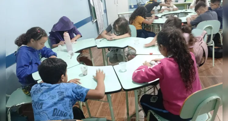 Trabalho teve ampla adesão e participação dos estudantes.