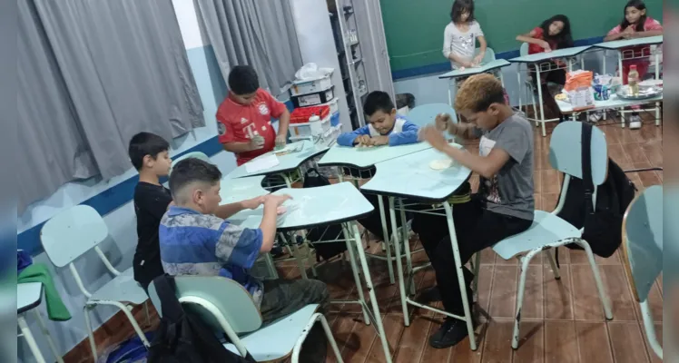 Trabalho teve ampla adesão e participação dos estudantes.