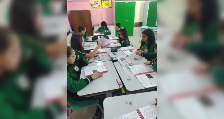 Impresso foi centro do trabalho sobre o meio ambiente junto aos estudantes.