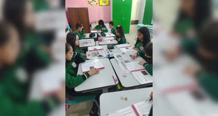 Impresso foi centro do trabalho sobre o meio ambiente junto aos estudantes.