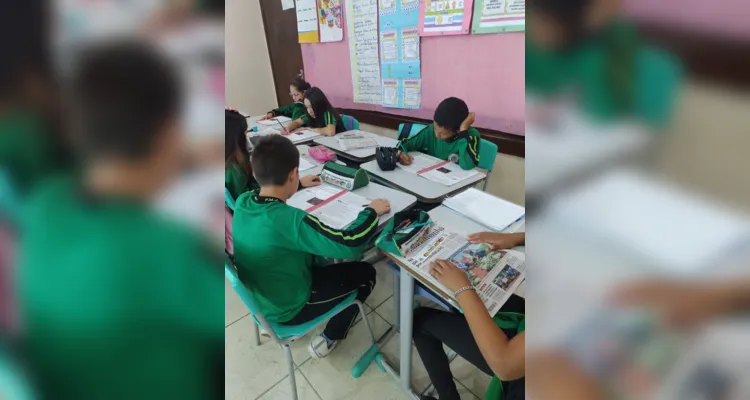 Impresso foi centro do trabalho sobre o meio ambiente junto aos estudantes.