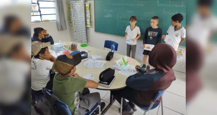 Veja como foi a diversidade de momentos dos alunos a partir do conteúdo trabalhado.