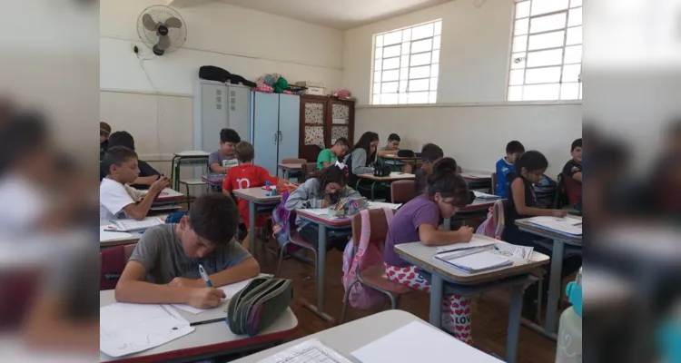 Veja como foram as práticas no quarto ano C da Escola Erasmo Pilotto.