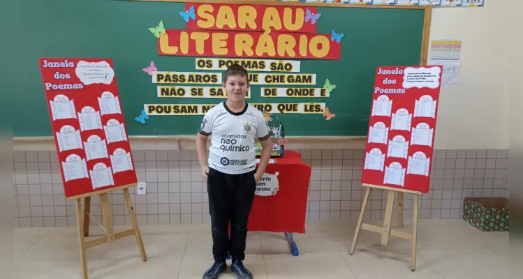 Confira os registros da proposta literária em sala de aula.