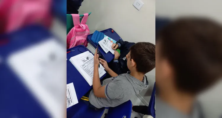 Educandos puderam ser protagonistas do aprendizado com auxílio da tecnologia.