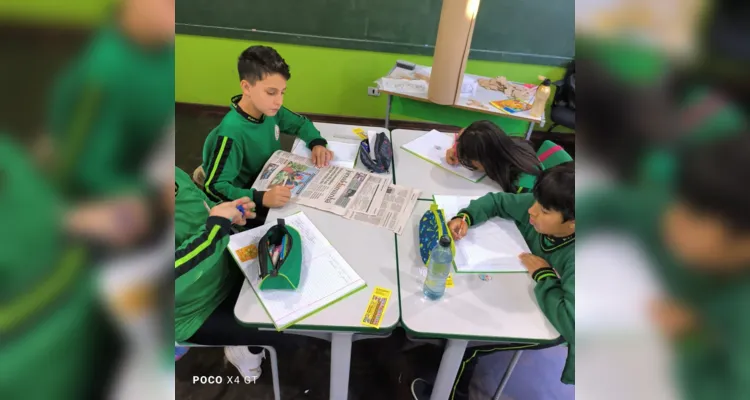 Impresso contribuiu efetivamente para o trabalho em sala de aula.