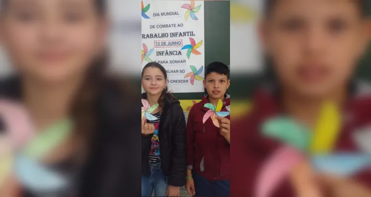 Trabalhos em sala contribuíram para alunos refletirem sobre importante assunto.