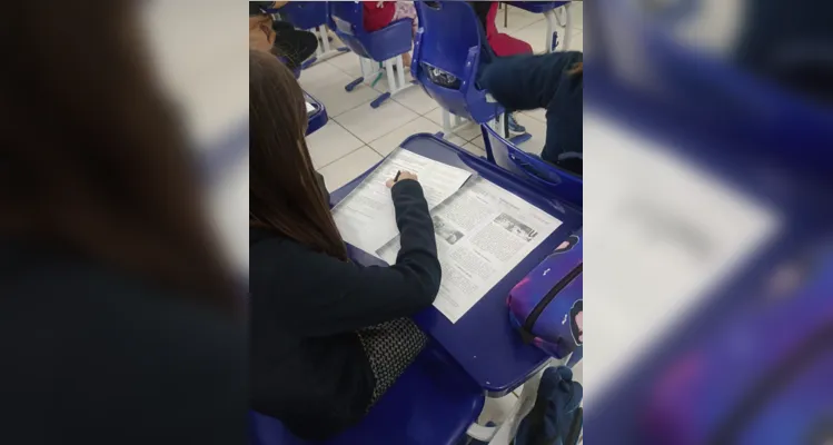 Trabalhos em sala abordaram importantes conteúdos desta arte.