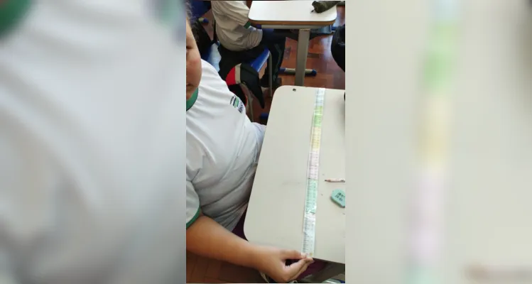 Alunos puderam fazer várias medições em sala de aula e testar conceitos na prática.