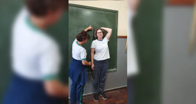 Alunos puderam fazer várias medições em sala de aula e testar conceitos na prática.